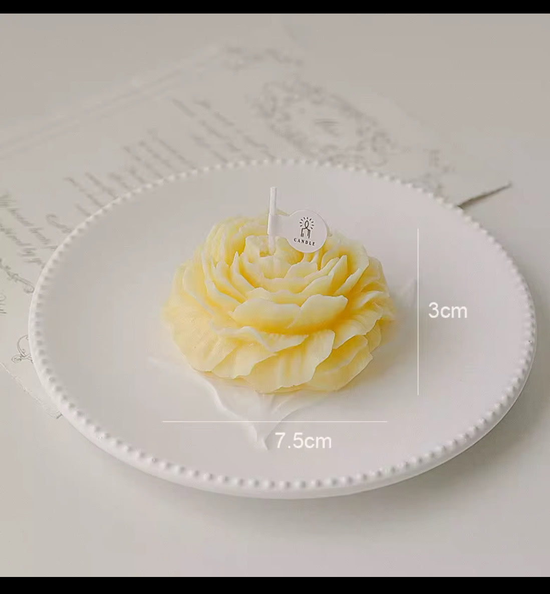 Scented Rose Candle