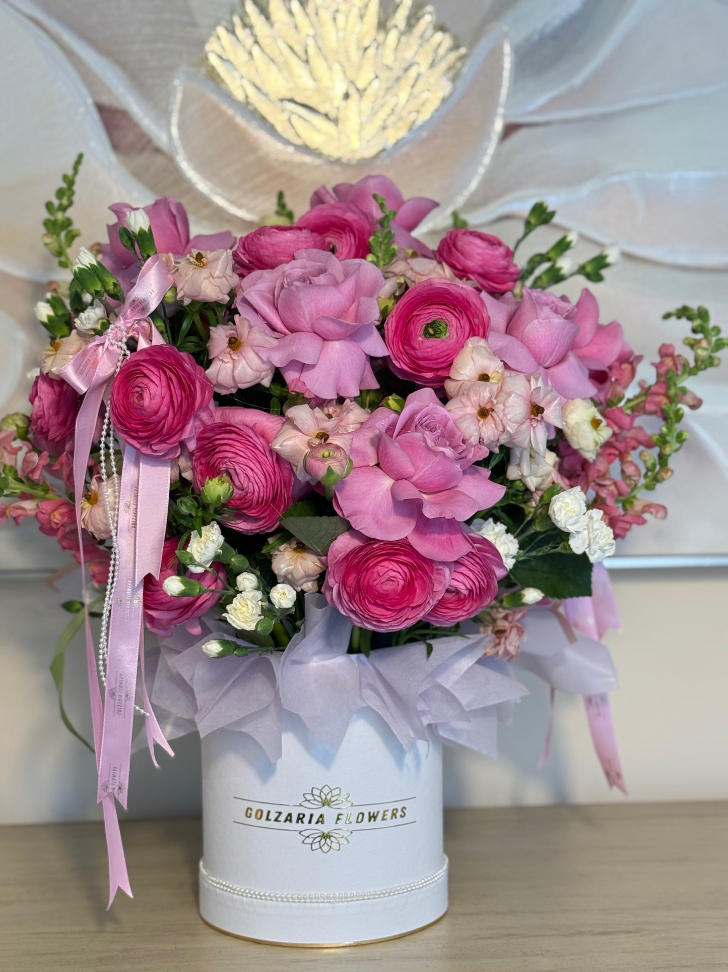 Blush Rosé Garden Arrangement