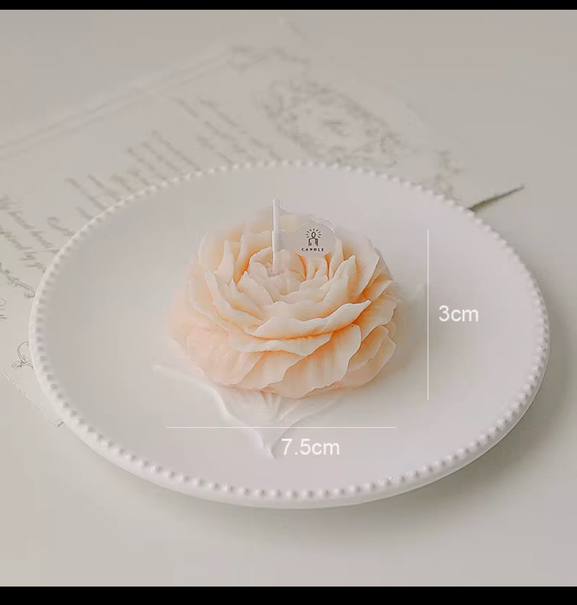Scented Rose Candle
