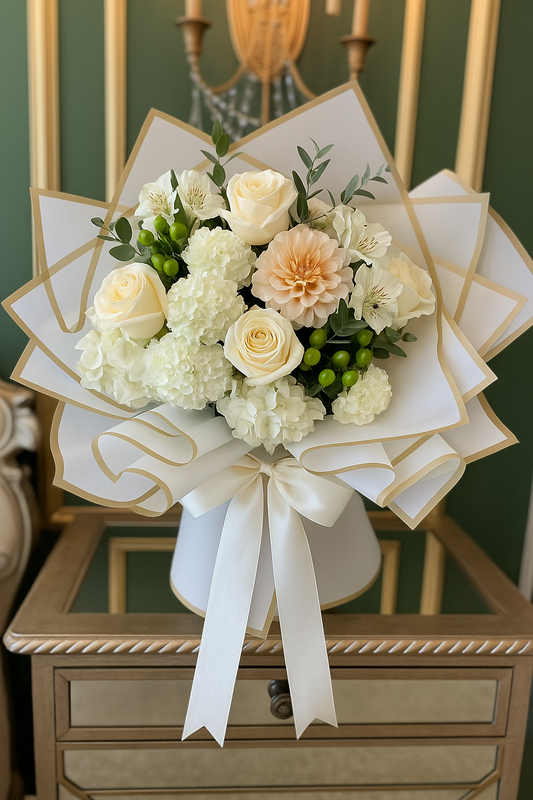 White Royal Rose Boquet