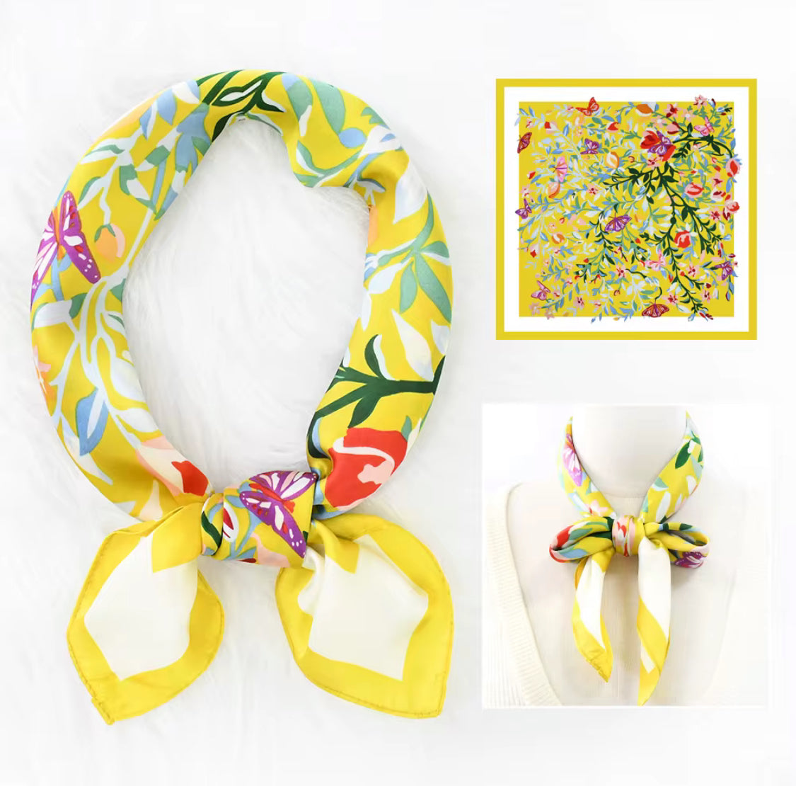 Satin Silk Scarf