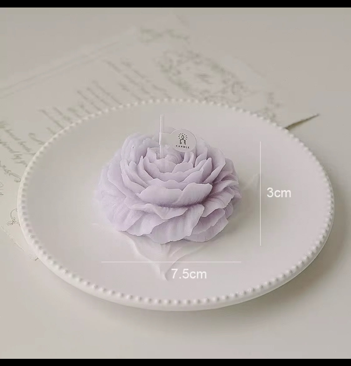 Scented Rose Candle