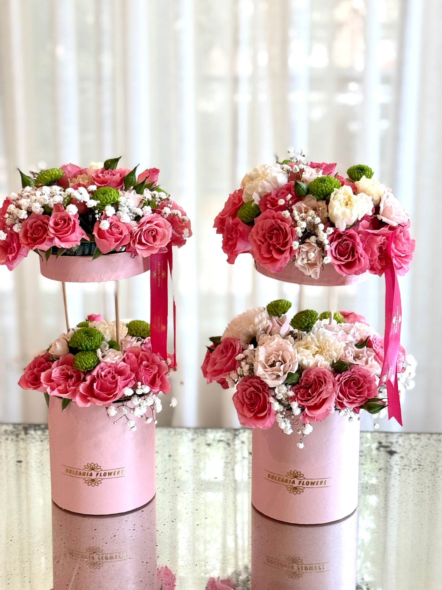 Two-Tier Arrangement- Set of 4