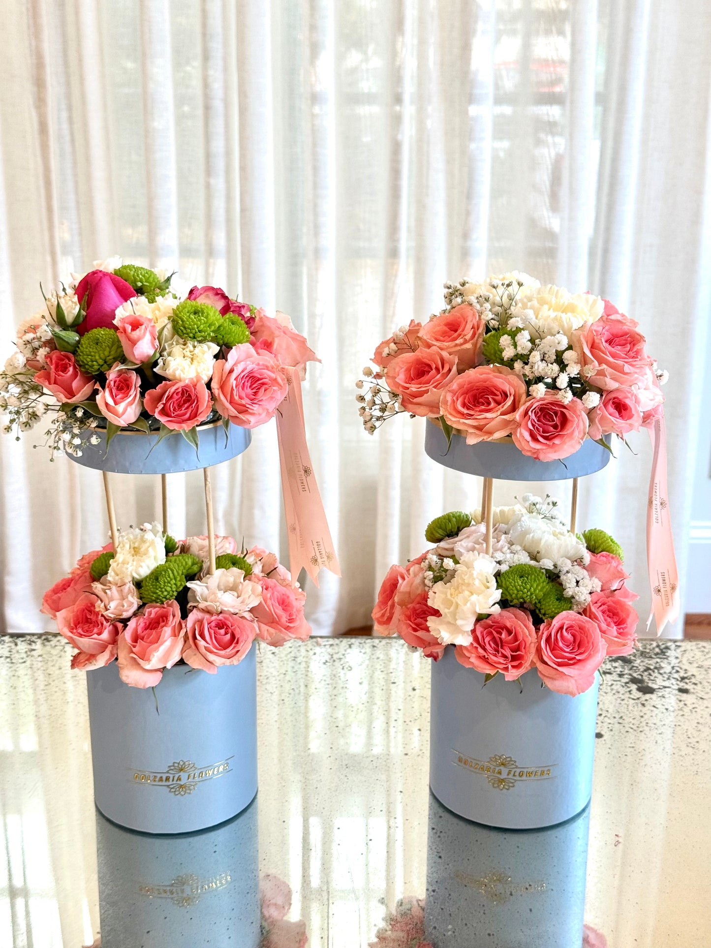 Two-Tier Arrangement- Set of 4