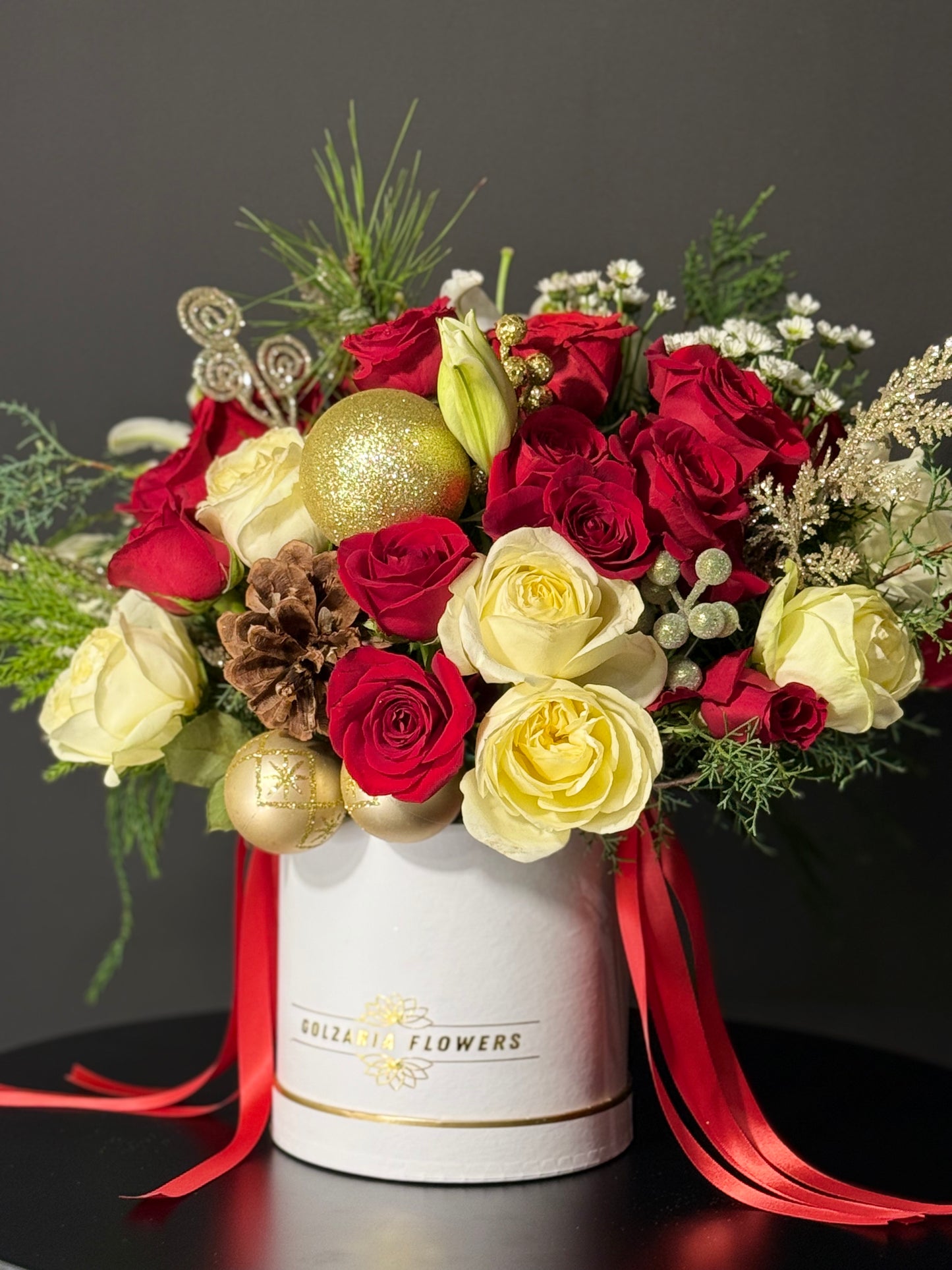 Crimson & Gold Holiday Elegance