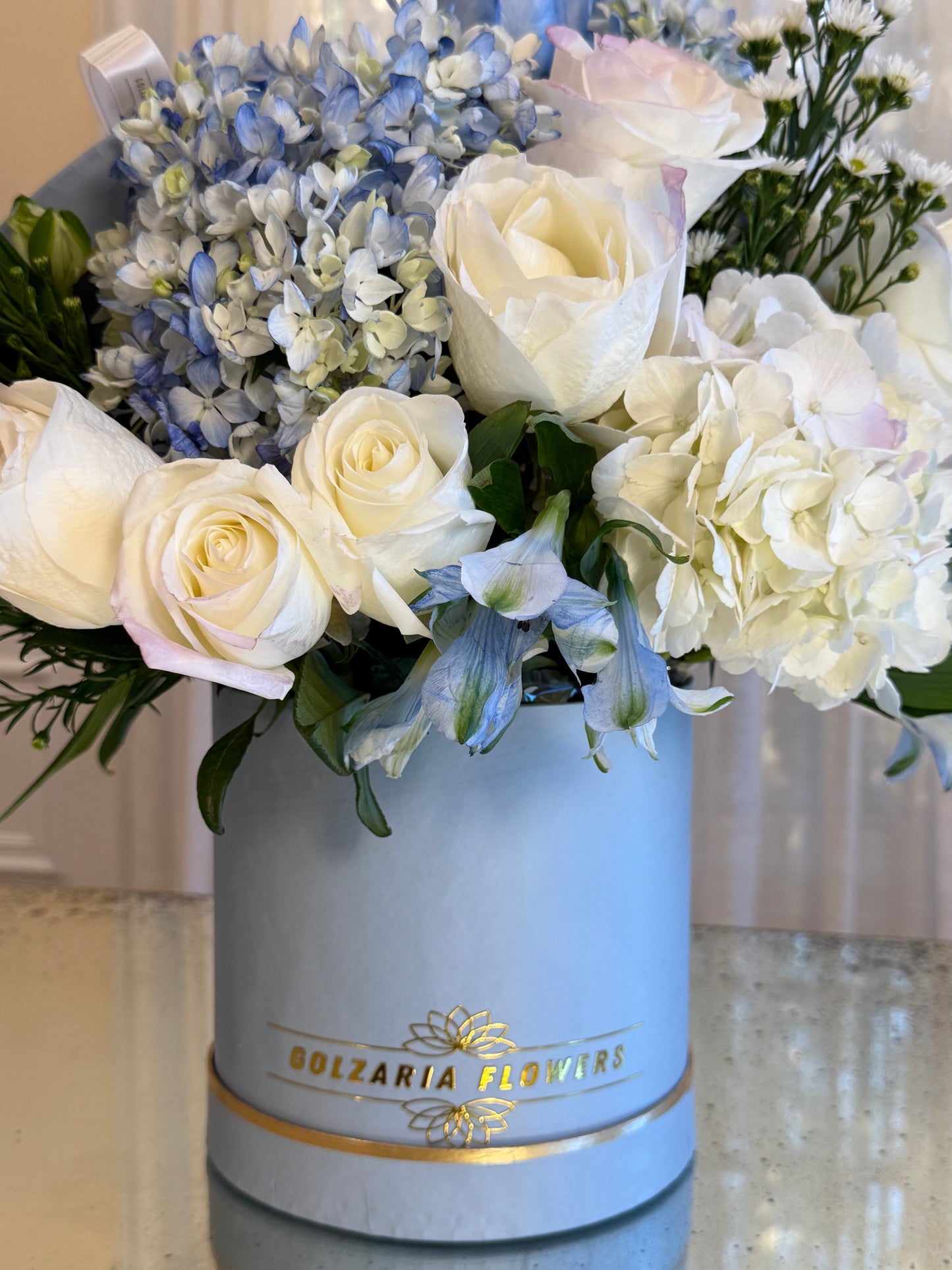 Blue Serenity – Signature Hatbox
