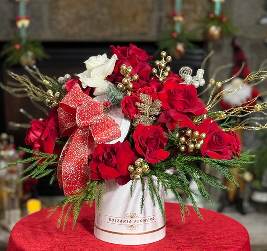 Crimson Holiday Opulence