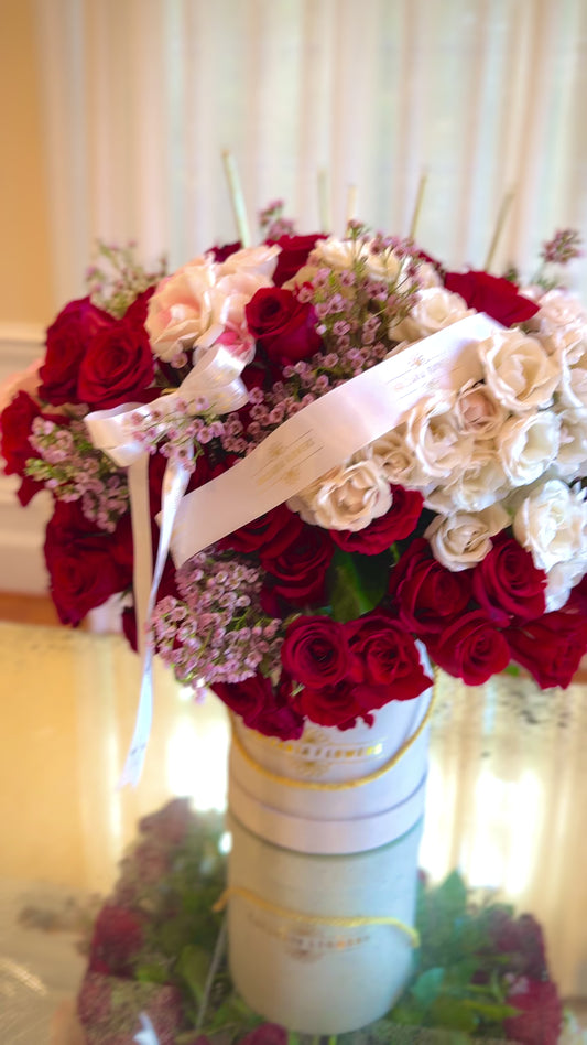 Eternal Romance – Signature Velvet Hatbox