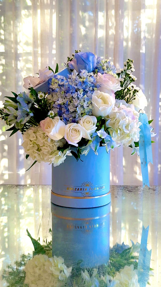 Blue Serenity – Signature Hatbox